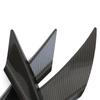 4Pcs Universal Carbon Fiber Auto Front Bumper Body Lip Canards Splitter Trim Kits Car Front Bumpers Spoilers Scratch Strip