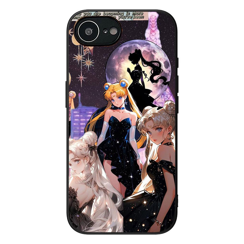 S-Sailors Wallpaper Moon Phone Cover for Motorola Moto Edge 50 30 Fusion 40 NEO Ultra Pro E14 G20 E15 G35 G84 G13 G53 Soft Case