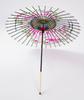 Yamamoto Bamboo Craft Shop Japanese Silk Cherry Blossom Jointed Dance Umbrella (YAMAMOTOTAKIZAYIKUYA) Umbrella, Umbrella, Design, Handle, (White)