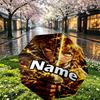 Custom Name Personalized Demon Slayer Print Umbrella, Auto Open Close, 8‑Rib Sturdy Frame, Commute Camping Hiking Use, Birthday Gift