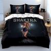 Shakira Glitter Bedding Set Bedding Duvet Cover Set Duvet Cover Pillowcases  (1*Duvet Cover 2*Pillowcases, without duvet insert)