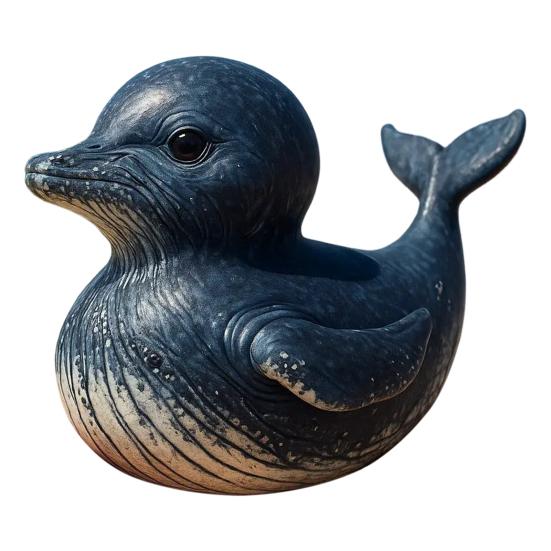 Sea Animal Duck Figurine Turtle Shark Dolphin Whale Duck Beaver Octopus Statue Sculpture Home Office Desktop Car Dashboard Decoration Ornament