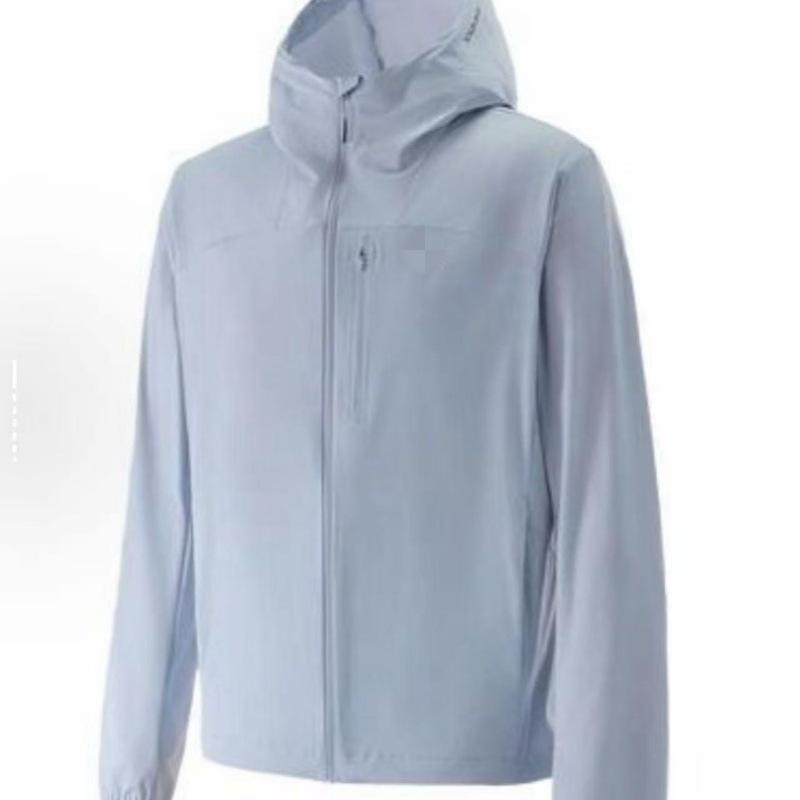 Unisex Summer Ice Silk Sun Protection Hoodie - Trendy, Lightweight Jacket for Outdoor Sports and Casual Wear.