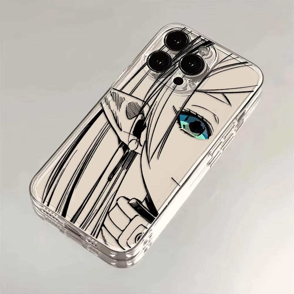 Japan Anime Frieren Phone Case for iPhone 17 Air 16 15 14 13 12 11 Pro Max Plus Mini X Xs Soft TPU Back Cover Transparent Coque