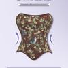 Monet Style Vintage Oil Painting Fishbone Corset - Sexy Strapless Body Shaper for Women