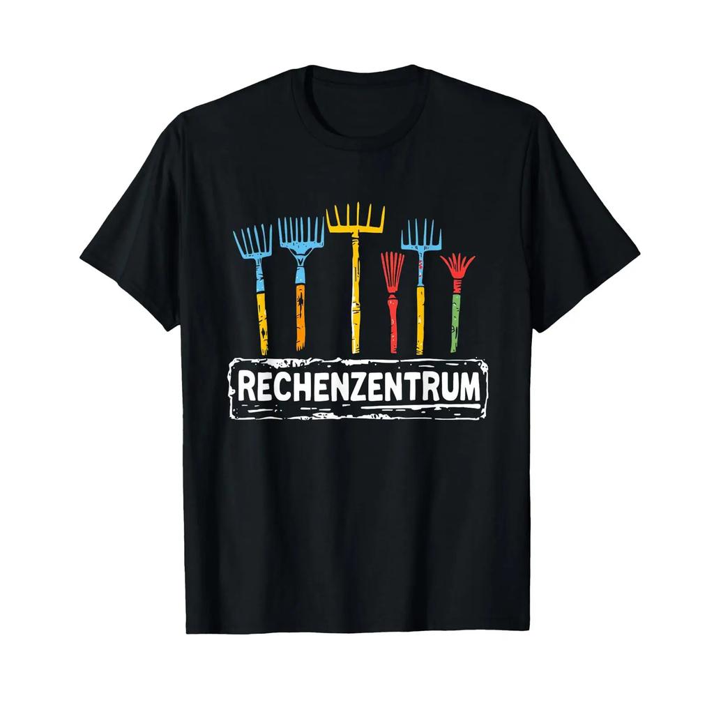 Rechenzentrum Rake T Shirt Vintage Stylish Comfortable Slightly Soft Graphic Casual Streetwear Stretched
