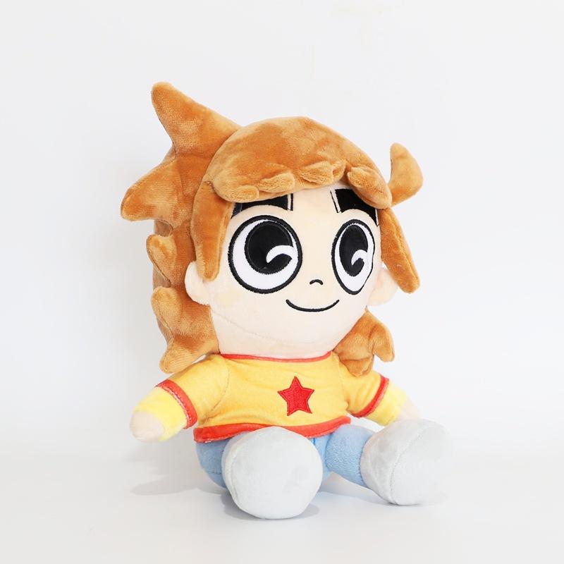 New Anime Scott Pilgrim Plush Doll Soft Stuffed Cartoon Peripherals Plushie Ramona Flowers Plush Toy Room Decor Pillow Kids Gift