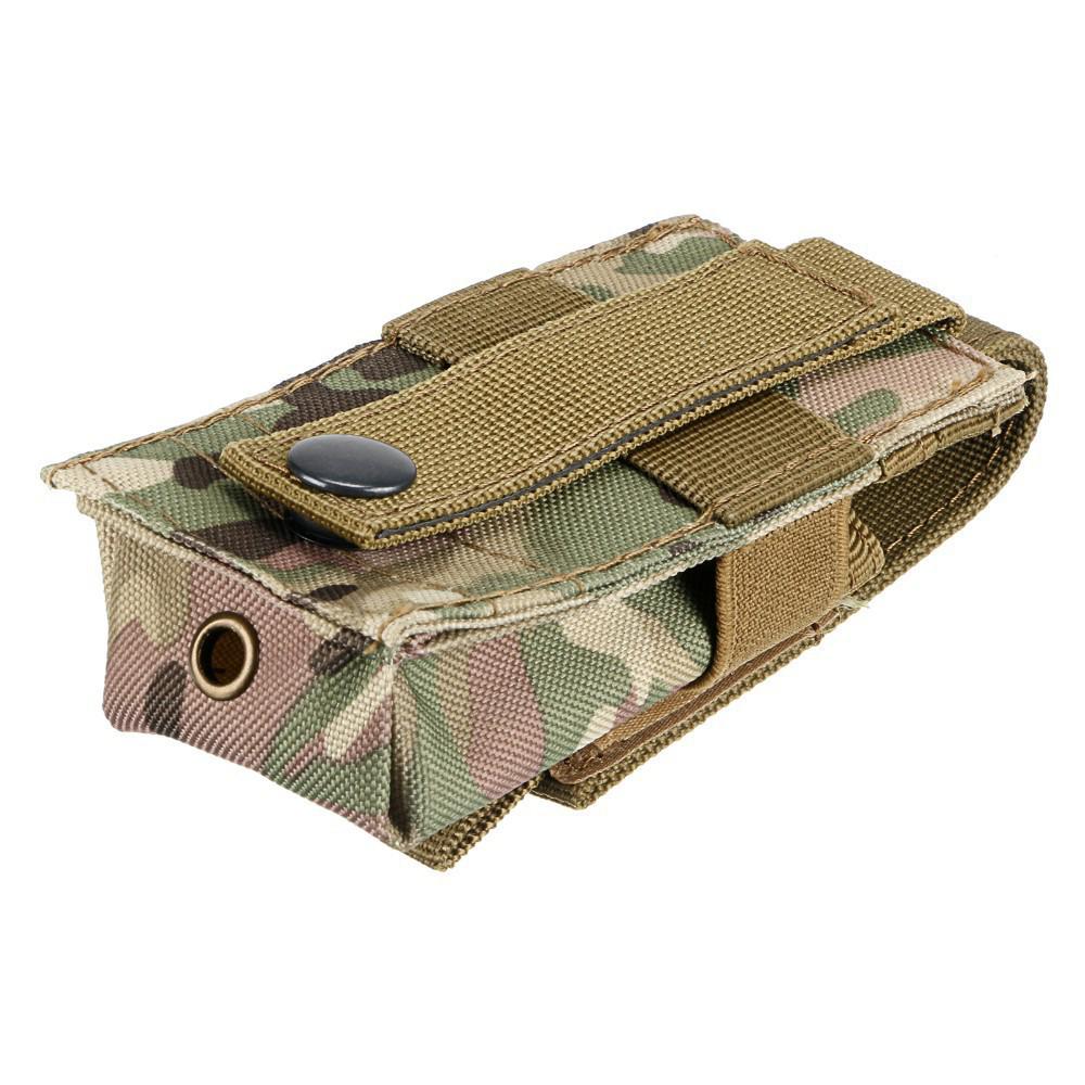 M5 Tactical Flashlight Bag: Compact Military Molle Waist Accessory Bag