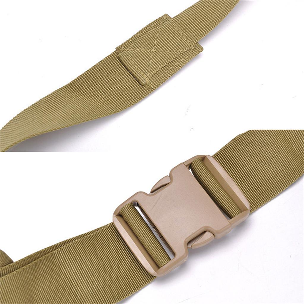 Tactical MOLLE Padded Waist Belt with Y-Shaped Suspenders 600D Heavy Duty Battle Belt Support Combat Load Carrier for Airsoft Hunting