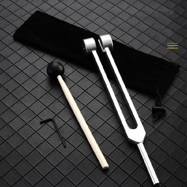 Verbesserte Stimmgabel Klangheilung Chakra Stimmgabel für m. Holzhammer Reparatur