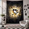 Pittsburgh Penguins Wall Tapestry Home Decor Wall Hanging Cloth for Bedroom Living Room Background