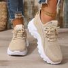Shoes Female Summer Fashion New Women's Shoes Mesh Breathable Thick Bottom Retro Gump Shoes Korean Sports Shoes