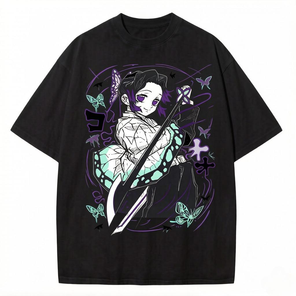 A Tshirt Featuring Agusha Masanosuke The Protagonist of The Japanese Anime Demon Slayers Ginza 21st Century Style Cotton Top