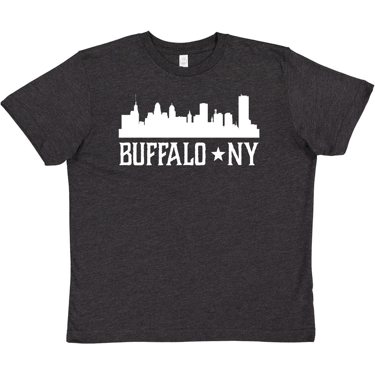 Inktastic Buffalo New York NY Cities Skyline Youth T-Shirt City Silhouette Pride 130