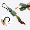 New Squid Jig Bait Protector Kit Webfoot Octopus Egi Hooks Cover Cuttlefish Umbrella Lure Cap with Retractable Buckle Carabine