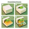 Time Piece Calendar 2027 Desk Calendar With Led Light 3D Tear-Away Calendar Paper Carving Art Memo Pad Notepad Desktop Decor