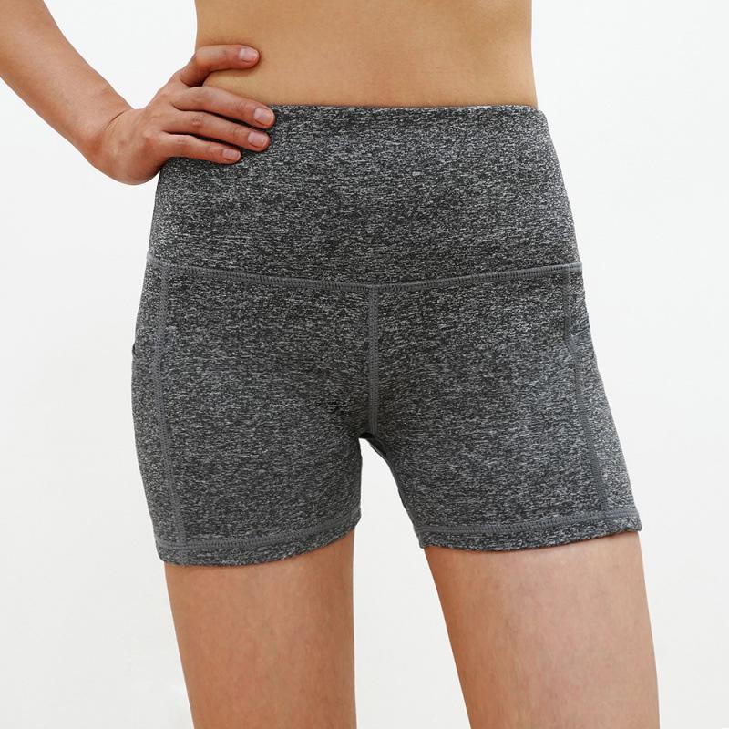 Women's Quick-Dry High-Waisted Yoga Capri Pants with Pockets, Stretchy, Tight-Fit, Ideal for Training and Running