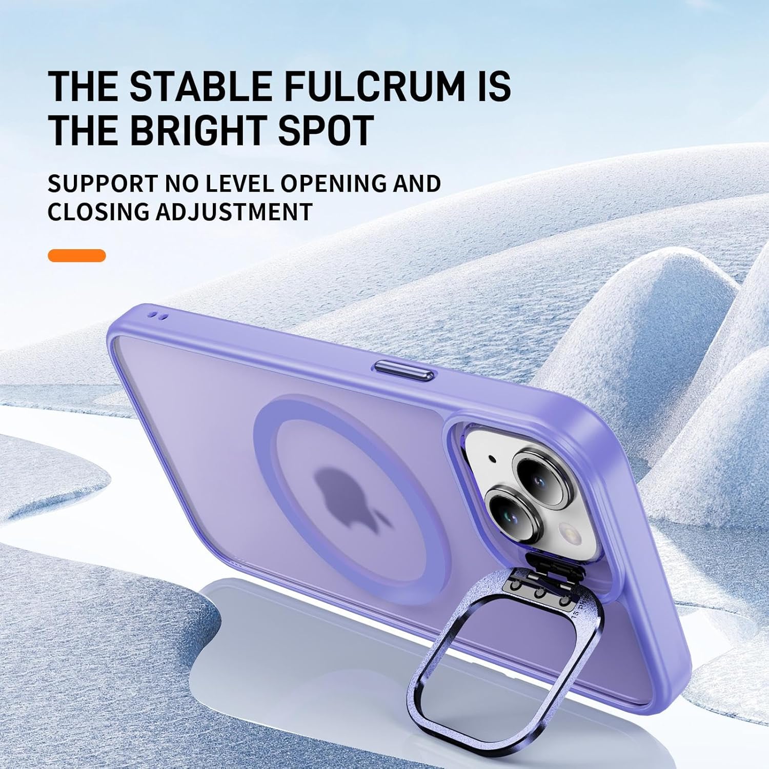 DEERLAMN Strong Magnetic for iPhone 13 Case/iPhone 14 Case,[Compatible with Magsafe][Built-in Camera Bracket] Shockproof Drop Protection Slim