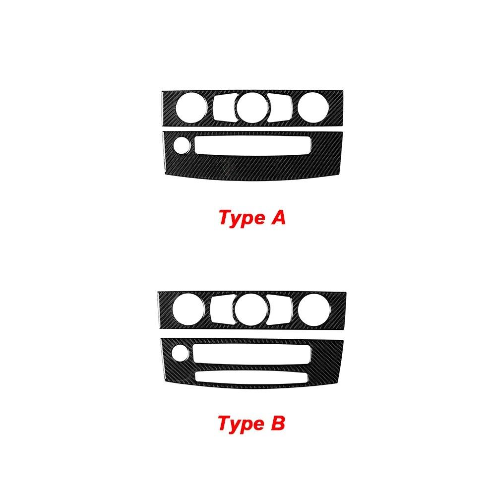 Capac ornamental pentru panou CD pentru mașină, capac pentru consola centrală, autocolant din fibră de carbon, pentru BMW Seria 5 E60 2008-10, accesoriu interior pentru voiture