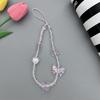 Anti-lost Pearl Bowknot Phone Lanyard Detachable Bag Camera Pendant  Phone Charm Accessories