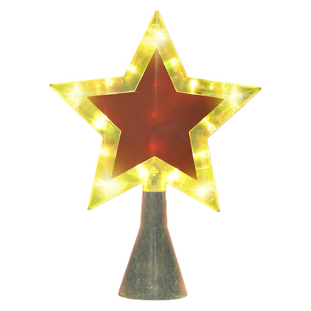 Christmas Star Tree Topper with LED Lights & Music Christmas Tree Topper Star Christmas Tree Ornament for Christmas Tree Decor