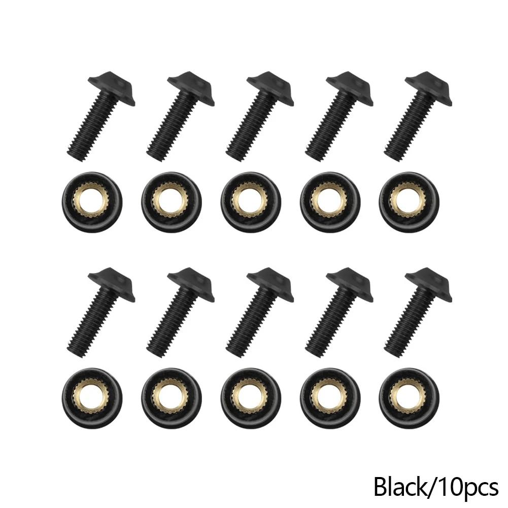 10 STK M5x16mm Motorsykkel Vindskjerm Bolter Skruer Mutter Festemiddel For Honda Suzuki Yamaha Kawasaki