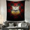 Östersunds FK Wall Hanging Printed Fabric Blanket Decorative Tapestries for Bedroom Living Room Home Decor