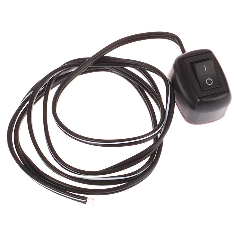 Dc 12V Universal Car Switch Paste Type Toggle Switch With Cable 60Cm