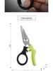 Portable Stainless Steel Multi-Functional Fishing Pliers with Scissors, Hook Remover, and Line Cutter