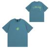Short Sleeve T-Shirt Couples Street Style Letter Print Loose Fit Breathable Top