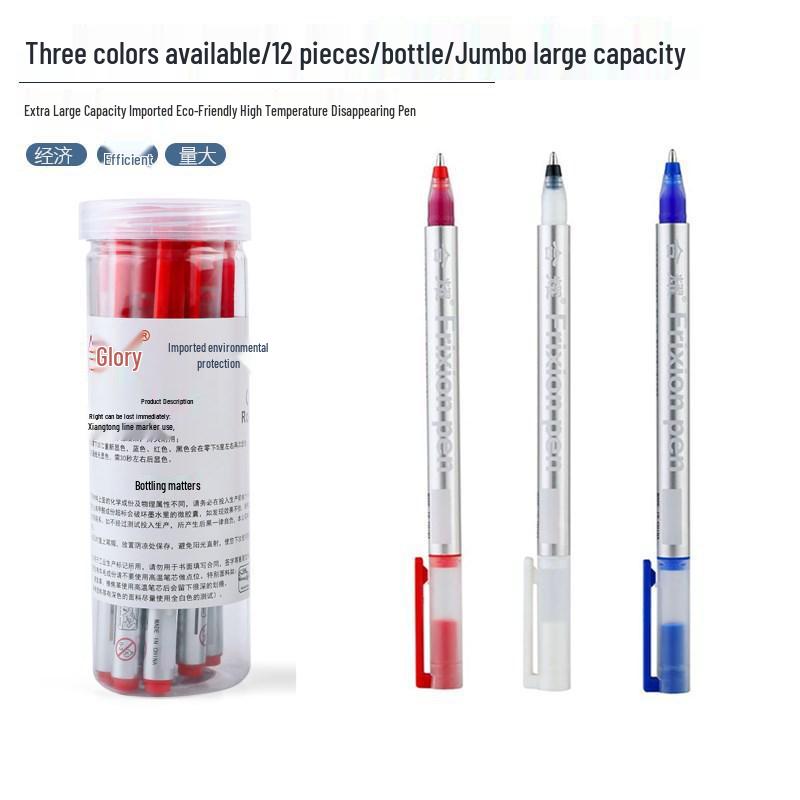 Jumbo High-Temperature Disappearing Pen for Clothing and Leather - Heat-Erasable