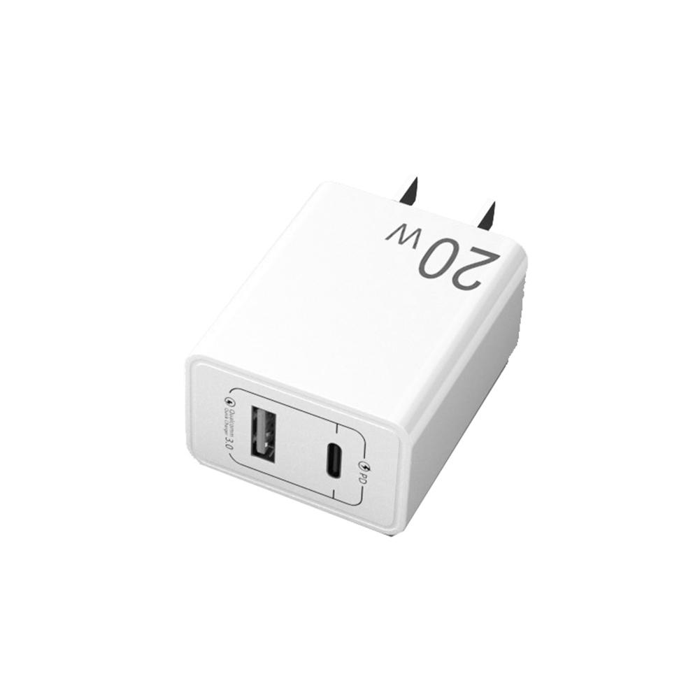 USB Fast Wall Charger Block 20W Multi-interface PD Power Adapter For Laptops Smart Phone Tablet PC 3C Safety Certification