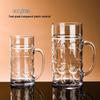 Octagonal Drop-Resistant Acrylic Beer Mug for Bar & KTV