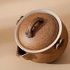 Wanqiantang Auspicious Lingzhi Ceramic Gongfu Tea Set (1 Pot, 2 Cups, 1 Plate)
