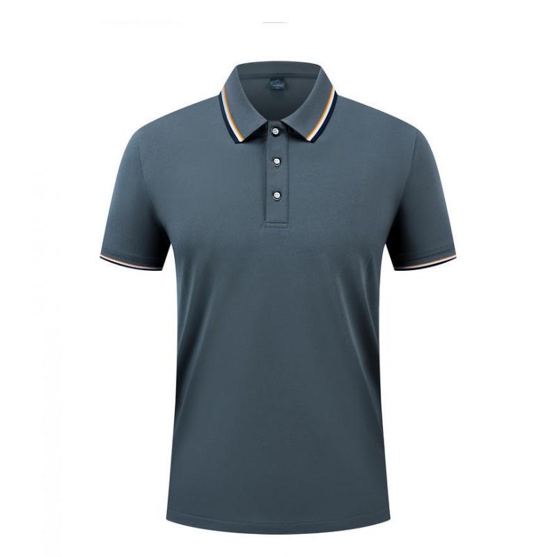 Quick-Dry Ice Silk Collar Polo Shirt Corporate Teams Group Events Custom Printed