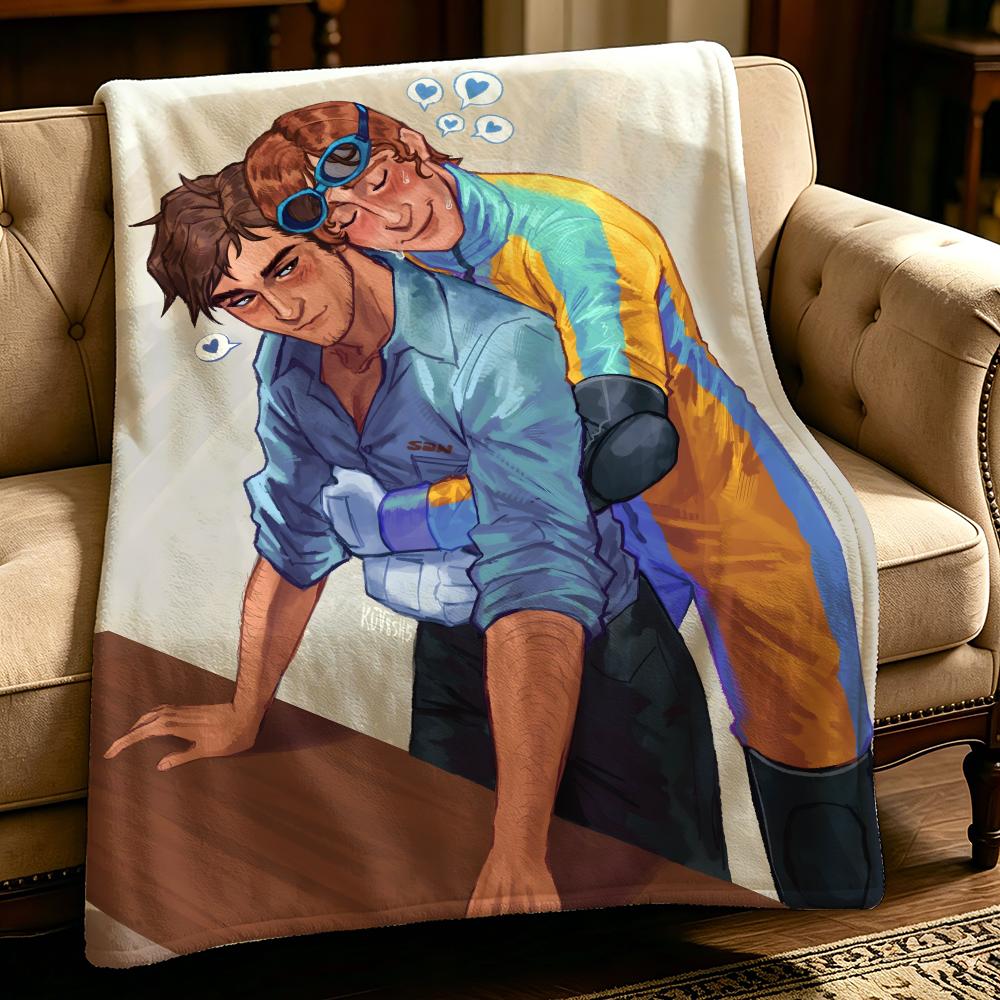 music D-Dispatch-h Throw Thick Comfort Flannel Quilt, Multi-scene Use Indoor Outdoor Daily Nap
