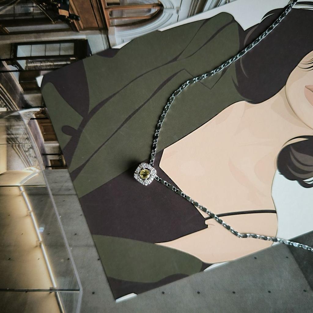 Silver Pendant with Citrine Nano 0.305ct (2190073)