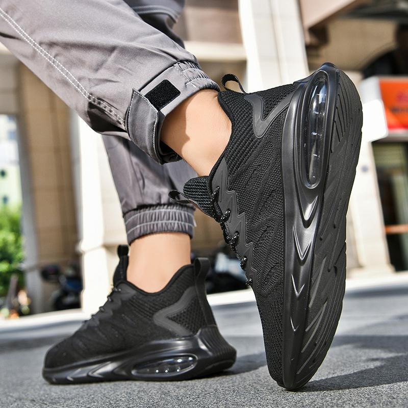 Fashion Running Shoes Shock-absorbing Sneakers 48 Mens Shoes Air Cushion Trendy Breathable Soft Sole Mens Casual Sports Shoes Shoes