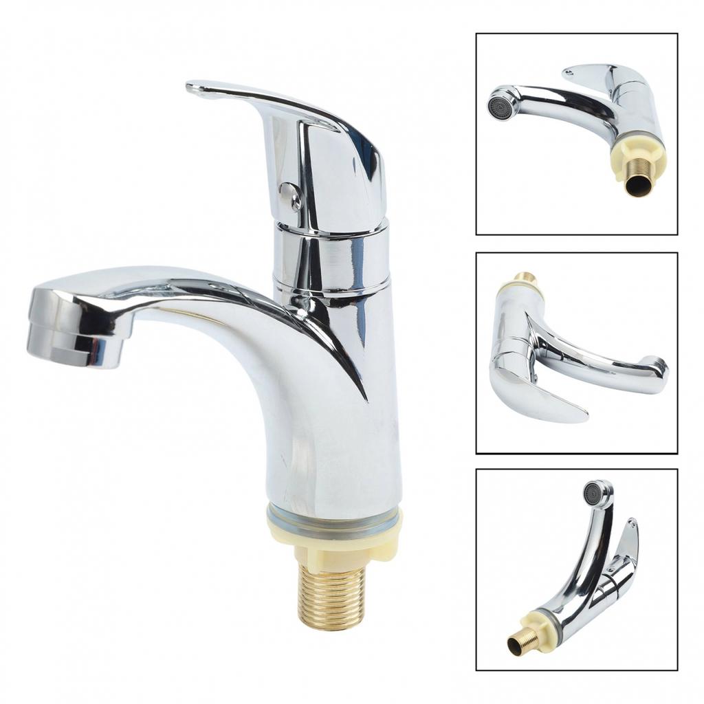 Faucet Bathroom Faucet Chrome Mixer Tap Single Cold