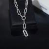 JMXD Metal Chain Necklace for Women Y2K Layering Necklace Minimalist Pendant Choker Statement Piece Hypoallergenic Daily Jewelry Gift