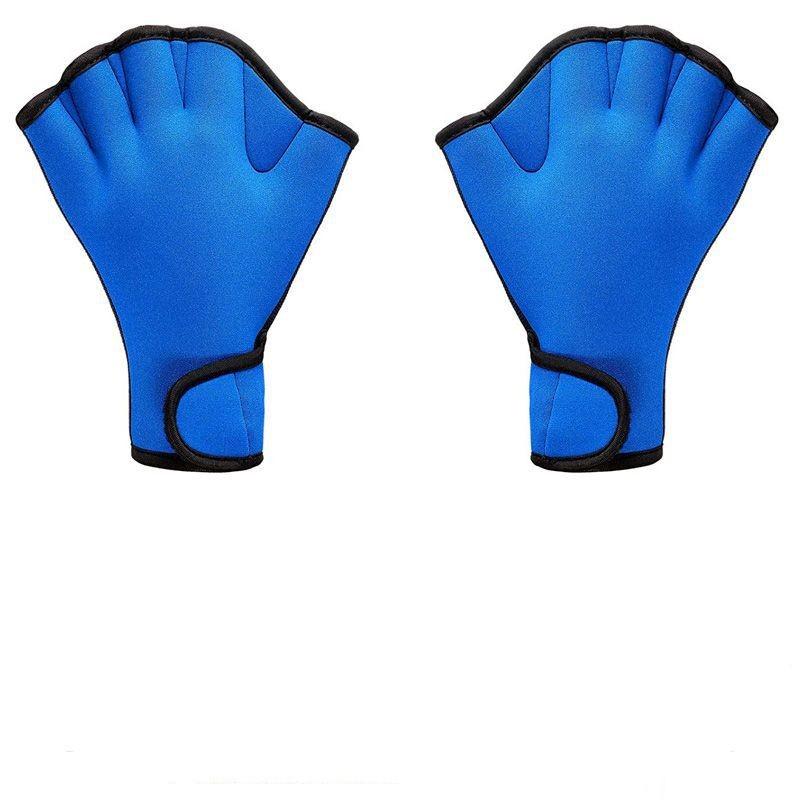 

Swimming equipment freestyle stroke palm rubber hand webbed swimming gloves duck palm hand pu men s and women s half finger hand poof 185*85mm