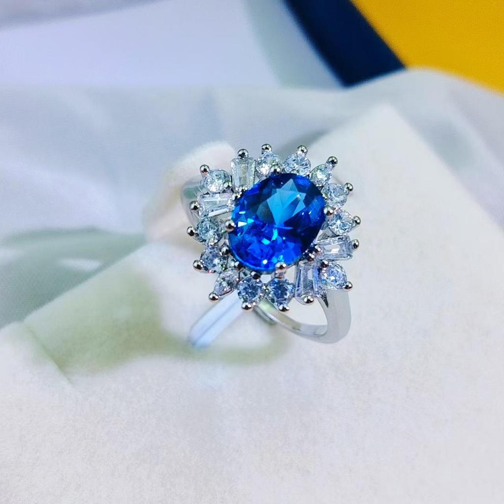 Luxury Pigeon Blood Red Ruby Jewelry Set: Ring, Earrings & Necklace