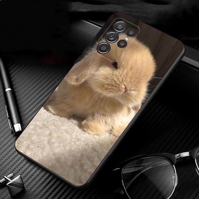 Phone Case For Samsung Galaxy S26 S25 S24 S23 S22 S21 Ultra S24 S23 S22 S21 S25 Plus S24 FE Rabbit Animal