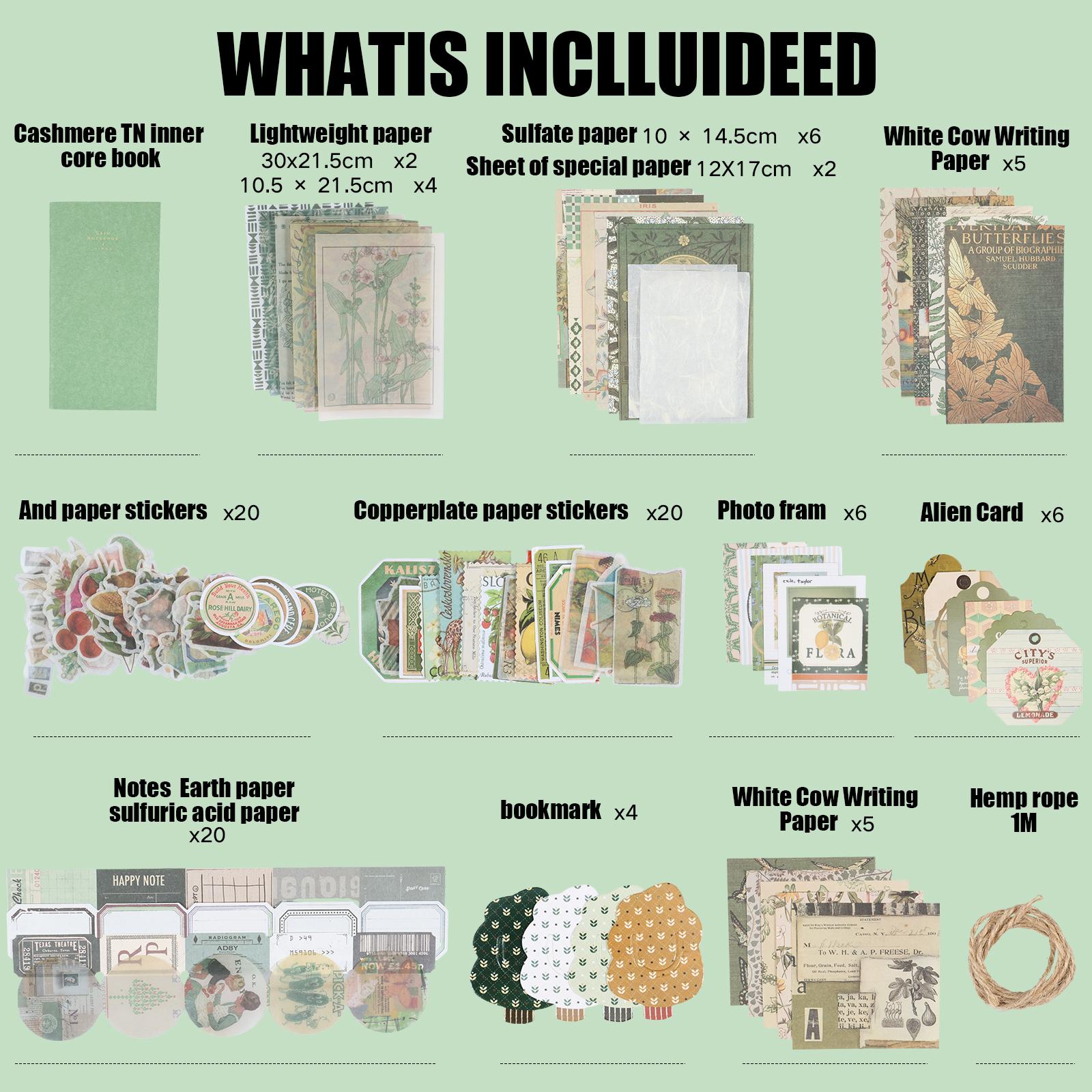 

DIY Journal Kit Book Themed Gifts Scrapbook Set With Stickers ,Easter Art & Crafts for Kid Scrapbook Stickers Diary Set