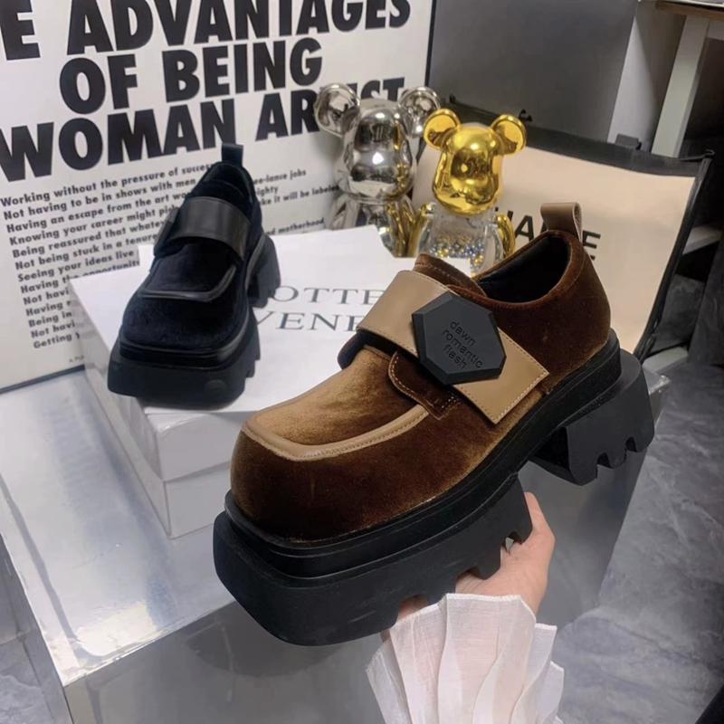 Aphixta 2025 New Women Ankle Boots Black Platform Modern Boots Brown High Heels Shoes Woman Boats Botines Para Mujeres