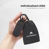 FFEC7 Car Logo Keychains Selected Suede Leather Car Key Bag For Citroen Celysee C6 C3 C5 C1 C2 C4 Aircross Picasso Cactus Berlingo Sax