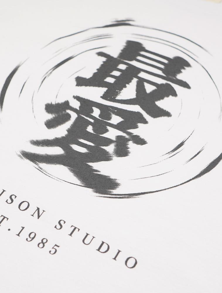 LA MAISON STUDIO Best Love Logo Short Sleeve White(Fcg2Ts822M)