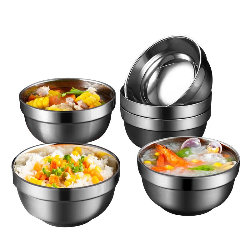 MAXCOOK Stainless Steel Double-Layer Insulated Bowls