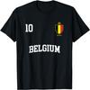 Belgium Soccer Shirt 10 Football Belgian Flag T-Shirt