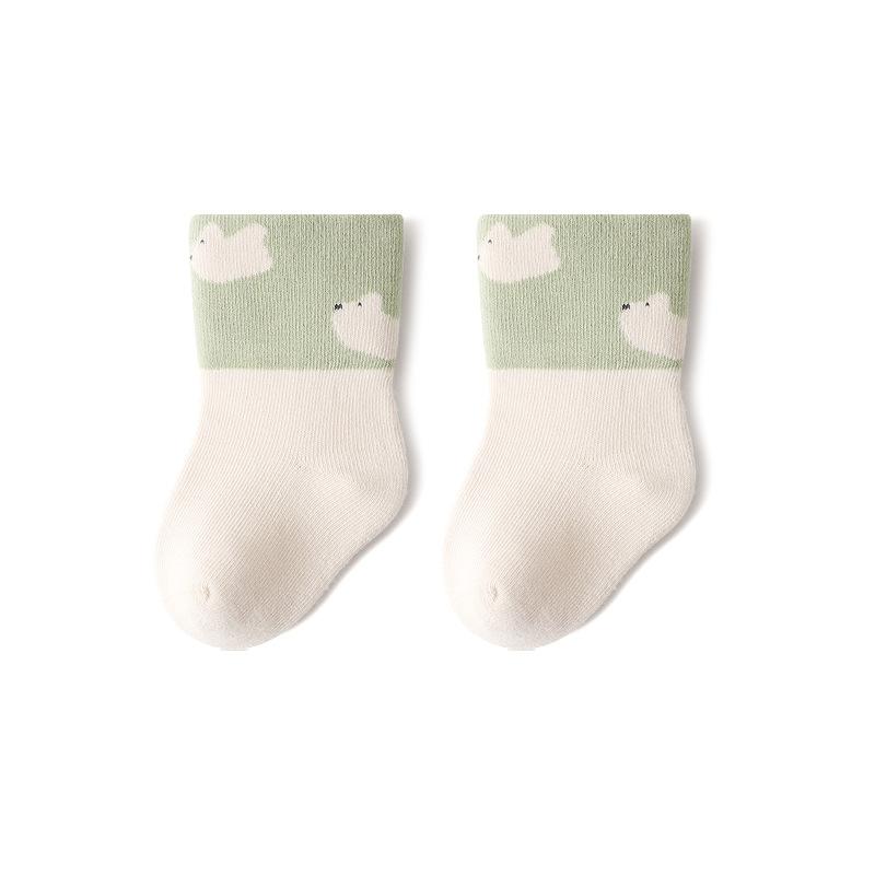 Wholesale High-Elastic Breathable Customizable Color Unisex Baby Socks